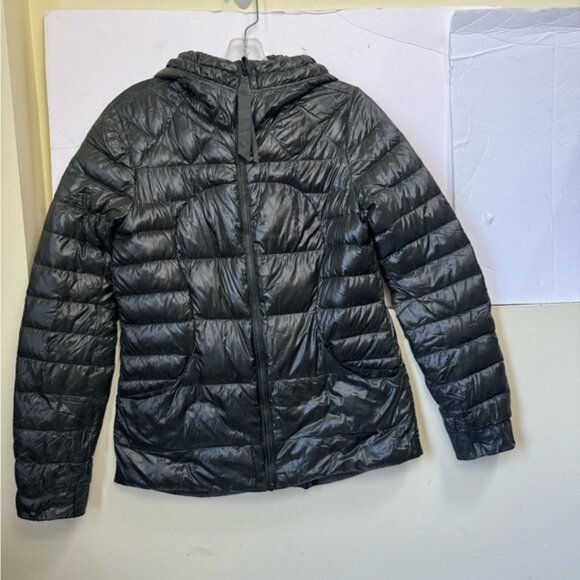 Lululemon FluffinAwesome Puffer Goose Down Hoodie Jacket Zip Hood Pocket Green 8 - Picture 3 of 16